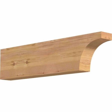 Ekena Millwork Huntington Smooth Rafter Tail, Western Red Cedar, 3 1/2"W x 8"H x 32"L RFT04X08X32HUN00SWR